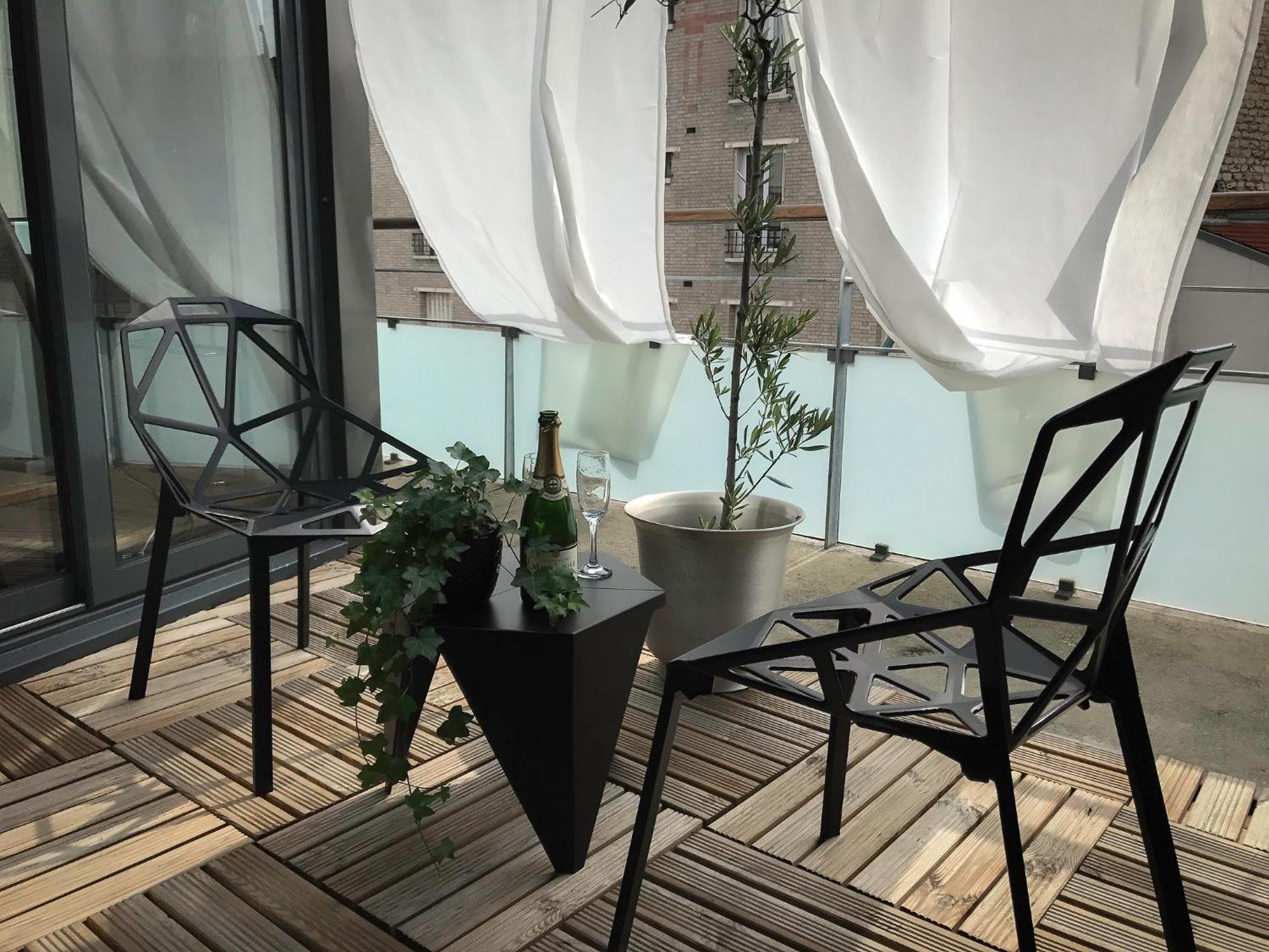 Apartamento Beautiful Loft 130M2 Sun And Free Parking Ok 1M95 La Garenne-Colombes Exterior foto